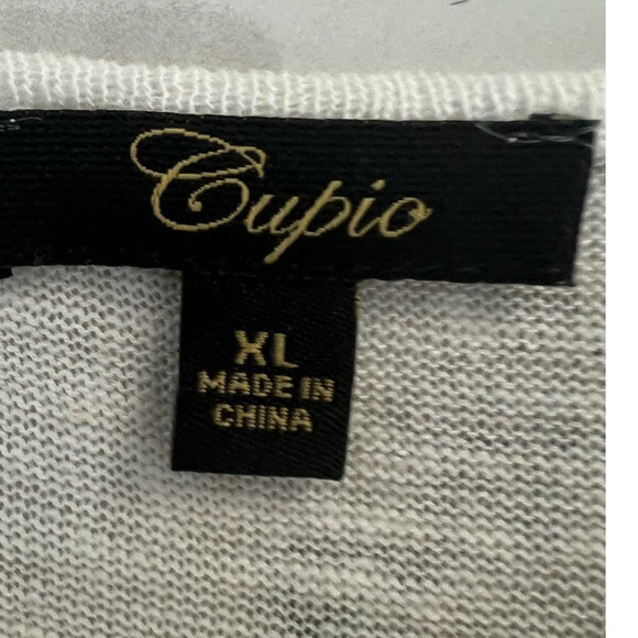 Lauren Michelle Open Front Cardigan w/Aztec Embroidered & Beaded Tank, size XL - Picture 12 of 15